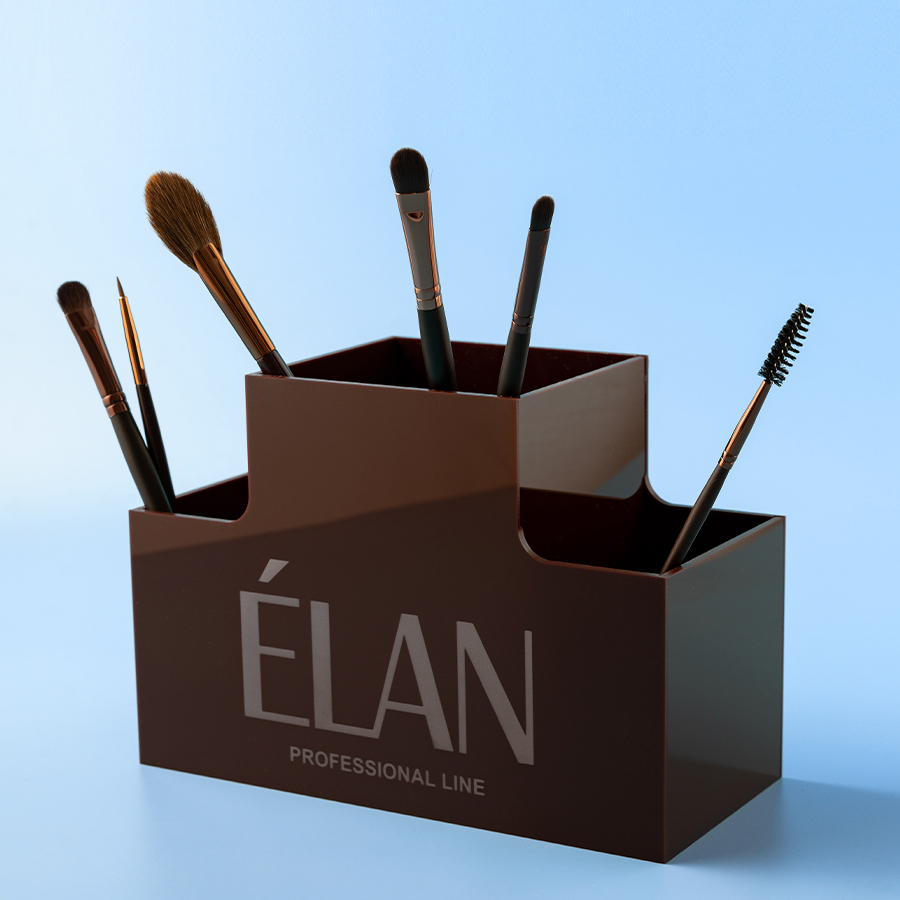 ELAN Professional line Profesyonel fırça organizerı (kahverengi)
