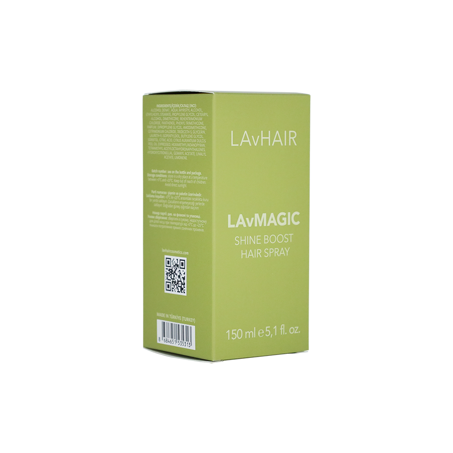 LAvMAGIC Pürüzsüz ve parlak saçlar için spey şeklinde  saç kremi 