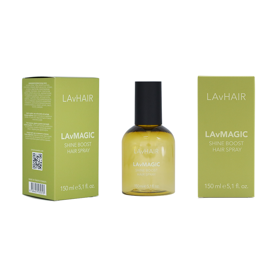 LAvMAGIC Pürüzsüz ve parlak saçlar için spey şeklinde  saç kremi 