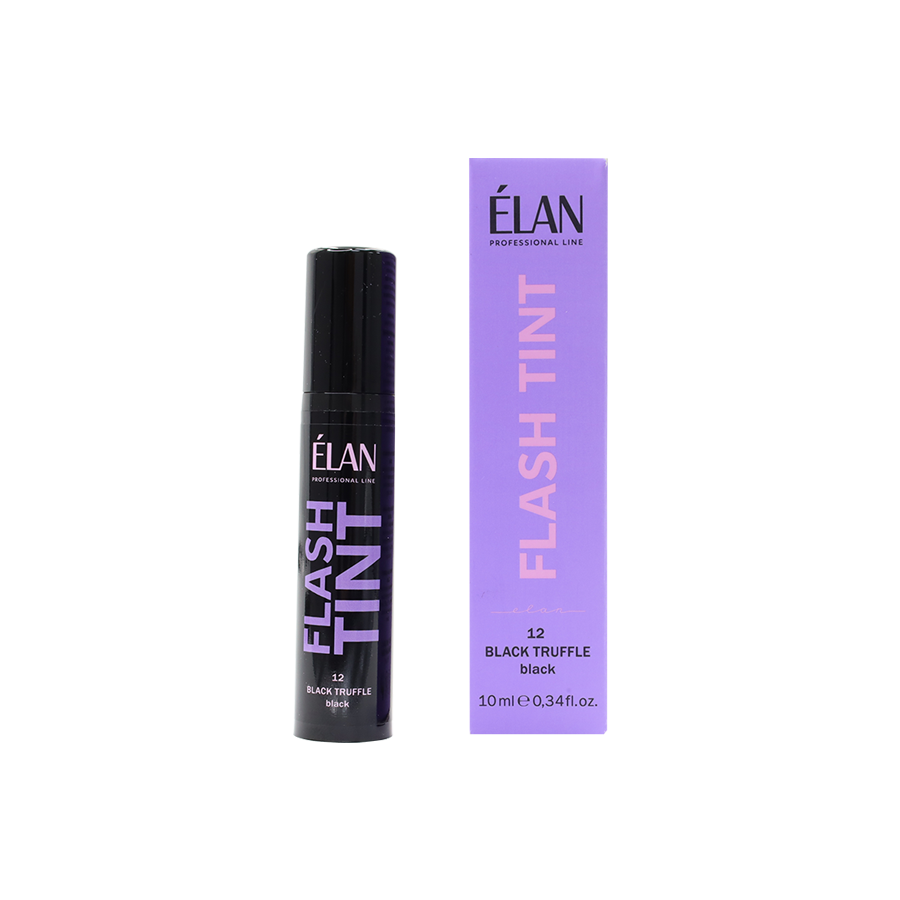 Oksidansız kaş boyama sistemi «Flash Tint» 12 Black Truffle