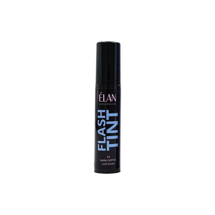 Oksidansız kaş boyama sistemi «FLASH TINT» 14 Dark Coffee (cold brown)