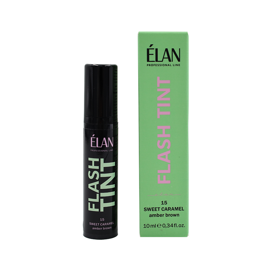 Oksidansız kaş boyama sistemi «FLASH TINT» 15 Sweet Caramel (amber brown)