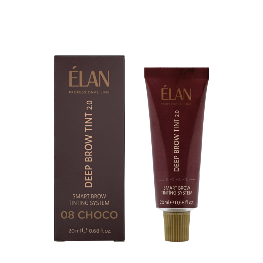 Kaş boyası «Deep Brow Tint 2.0» 08 CHOCO natural brown (20 ml)