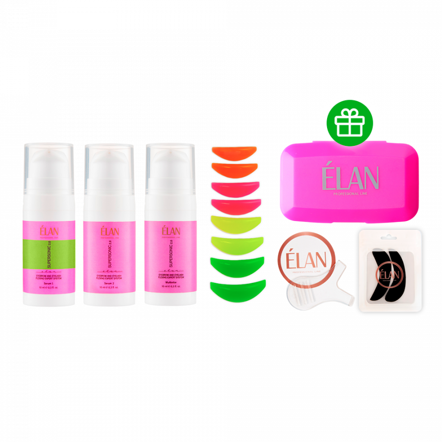 Kirpik laminasyonu için profesyonel set