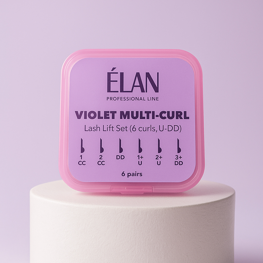 U-DD kıvrımlı VIOLET MULTI-CURL laminasyon için silikon ped seti