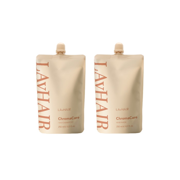 LAVHAIR ChromaCare: boyalı saçlar için renk koruma ve nemlendirici etkili set (2..