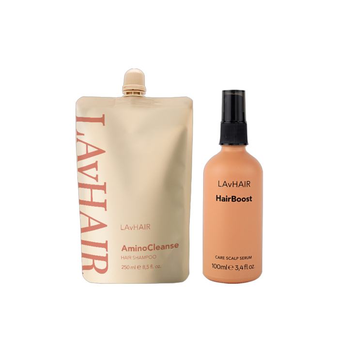 Profesyonel Saç Derisi Bakım Seti: AminoCleanse Şampuan + HairBoost Serum